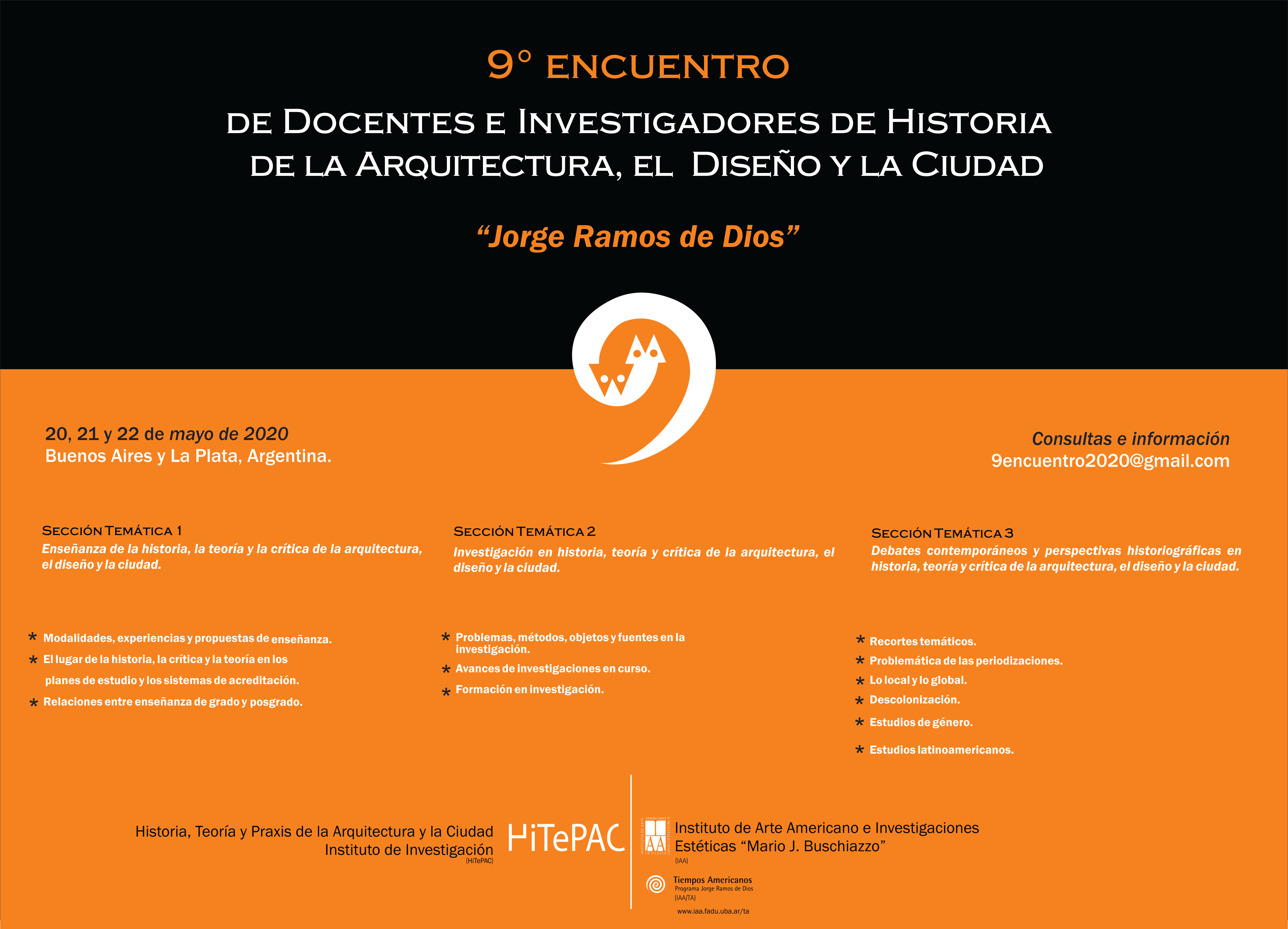En este momento estás viendo Convocatoria de ponencias: IX Encuentro de Docentes e Investigadores de Historia de la Arquitectura, el Diseño y la Ciudad